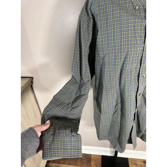 L.L. Bean Shirt Men’s Medium Regular Plaid Button Traditional Fit Casual - Picture 2 of 6